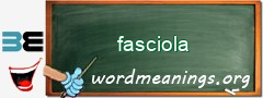 WordMeaning blackboard for fasciola